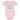 Dreaming Of Disney with a cute rainbow and clouds and moon - Pink Baby Onesie front profile- www.parkshirts.store