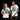 Couple wearing Blizzard Beach Ice Gator shirts