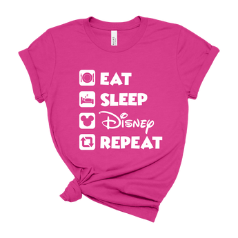 Eat Sleep Disney Repeat Disney t-shirt - Park Shirts Store