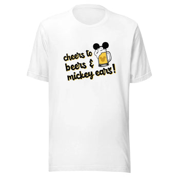 Cheers to Beers & Mickey Ears Disney t-shirt -Disney Park Shirts- Park Shirts Store