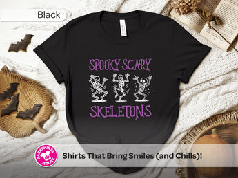 Disney Halloween Shirt, Spooky Scary Skeletons Tee, Dancing Skeletons Graphic Shirt, Disney Halloween T-Shirt, Spooky Park Tee -Disney Park Shirts- Park Shirts Store