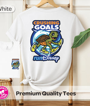Crush Your Goals Shirt, Disney Running Tee, Finding Nemo Crush T-Shirt, RunDisney Inspired Shirt, Disney Race Weekend Tee - Park Shirts Store