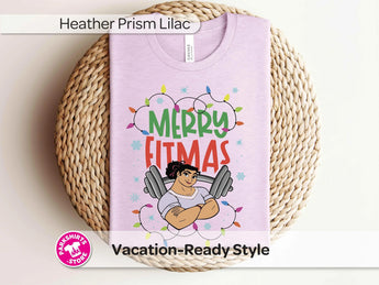 Luisa Merry Fitmas Shirt | Encanto Christmas Tee | Disney Holiday Workout Shirt | Funny Christmas Fitness Tee -Disney Park Shirts- Park Shirts Store