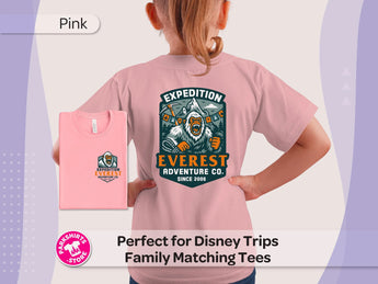 Expedition Everest Youth T-Shirt | Disney Animal Kingdom Yeti Adventure Tee | Front & Back Kids Disney Shirt -Disney Park Shirts- Park Shirts Store