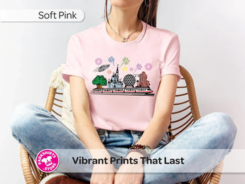 4 Parks Disney Shirt | Magic Kingdom EPCOT Animal Kingdom Hollywood Studios | Walt Disney World Vacation Tee -Disney Park Shirts- Park Shirts Store