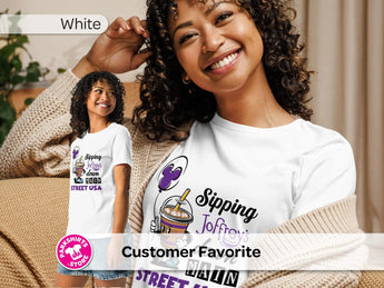 Disney Coffee Shirt | Joffrey’s Main Street USA Tee | Women’s Disney Park Shirt | Disney Vacation Tee | Coffee Lover Gift | Front Print -Disney Park Shirts- Park Shirts Store