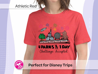 Park Hop Till We Drop Women’s Shirt – Front Only -Disney Park Shirts- Park Shirts Store
