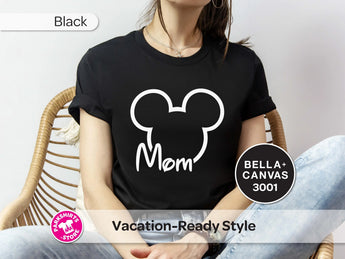 Mickey Mom Shirt | Disney Mom Vacation Tee | Disney Family Matching Shirt | Mom Disney Trip Shirt | Cute Mickey Mom Tee -Disney Park Shirts- Park Shirts Store