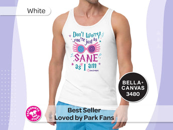 Luna Quote Tank Top | You’re Just As Sane As I Am | Spectrespecs Inspired Tank | Magical Fantasy Shirt | Book Lover Gift -Disney Park Shirts- Park Shirts Store