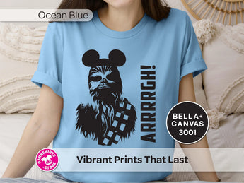 Chewy Wookiee Shirt | Funny Wookiee Graphic Tee | Mouse Ears Park Shirt | Sci-Fi Inspired Disney Tee | Park Day Shirt -Disney Park Shirts- Park Shirts Store
