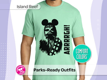 Chewy Wookiee Shirt | Vintage Wookiee Graphic Tee | Mouse Ears Park Shirt | Funny Sci-Fi Tee | Heavyweight Disney Shirt -Disney Park Shirts- Park Shirts Store