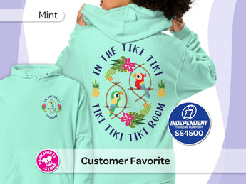 Enchanted Tiki Room Hoodie | Tropical Park Inspired Hoodie | Adventureland Graphic Sweatshirt | Front & Back Hoodie | Theme Park Gift -Disney Park Shirts- Park Shirts Store
