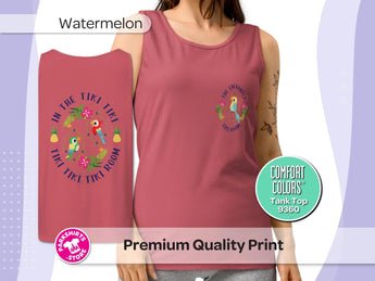 Enchanted Tiki Room Tank Top | Adventureland Disney Shirt | Disney Vacation Tank | Tropical Disney Top | Tiki Room Fan Gift | Front & Back -Disney Park Shirts- Park Shirts Store