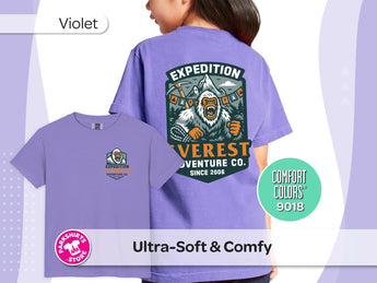 Expedition Everest Youth Shirt | Animal Kingdom Yeti Adventure Tee | Front & Back Kids Disney Vacation Shirt -Disney Park Shirts- Park Shirts Store