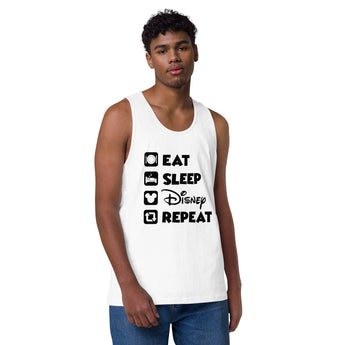 Eat, Sleep, Disney, Repeat tank top shirt -Disney Park Shirts- Park Shirts Store