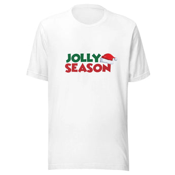 Jolly Season With Santa Hat -Disney Park Shirts- Park Shirts Store