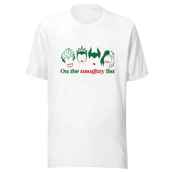 On The Naughty List -Disney Park Shirts- Park Shirts Store