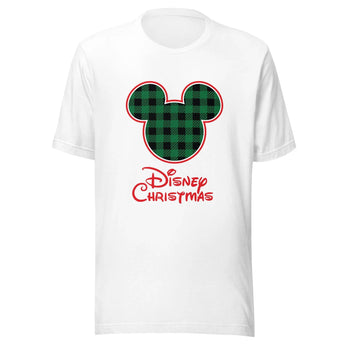 Disney Christmas Green Flannel -Disney Park Shirts- Park Shirts Store