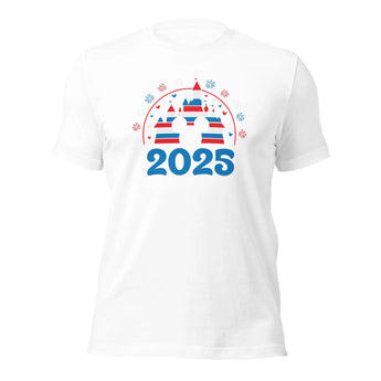 2025 Patriotic Disney Castle -Disney Park Shirts- Park Shirts Store