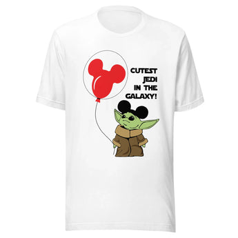 Cutest Jedi In The Galaxy Grogu Disney t-shirt -Disney Park Shirts- Park Shirts Store