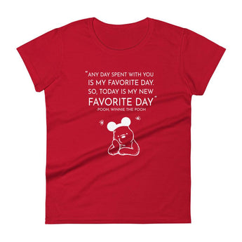 Winnie The Pooh Favorite Day Women's Fit t-shirt - Park Shirts Store