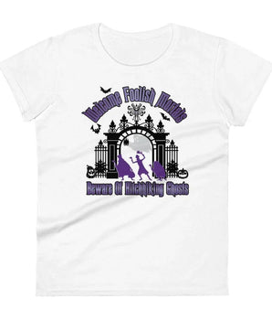 Welcome Foolish Mortals Women's Fit t-shirt -Disney Park Shirts- Park Shirts Store