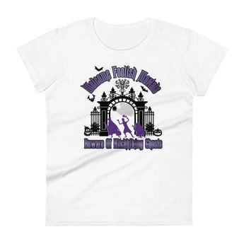 Welcome Foolish Mortals Women's Fit t-shirt -Disney Park Shirts- Park Shirts Store