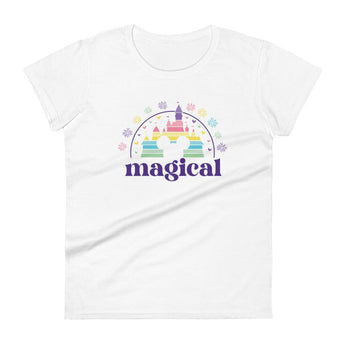 Magical Castle Purple Text Women's Fit t-shirt - Park Shirts Store