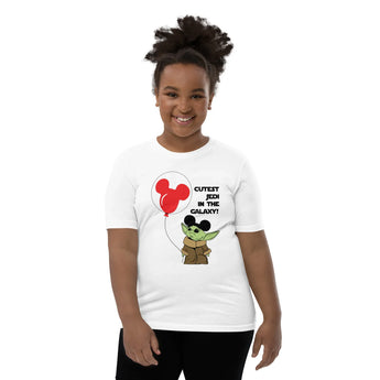 Cutest Jedi In The Galaxy Grogu Disney kids t-shirt -Disney Park Shirts- Park Shirts Store
