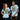 Man and woman wearing matching Ice Gator shirts