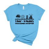 1 Day 4 Parks Challenge -Black - Park Shirts Store