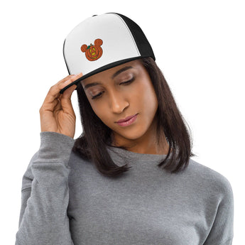 Mickey Pumpkin Poofy Trucker Cap - Park Shirts Store