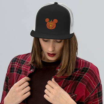 Mickey Pumpkin Poofy Trucker Cap - Park Shirts Store