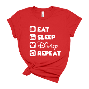 Red-Shirt-Mockups-front-Eat-Sleep-Disney-Repeat-Disney-t-shirt