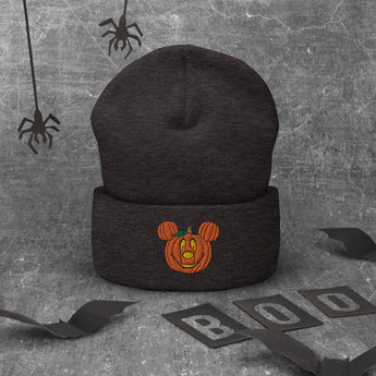 Mickey Pumpkin Poofy Beanie - Park Shirts Store