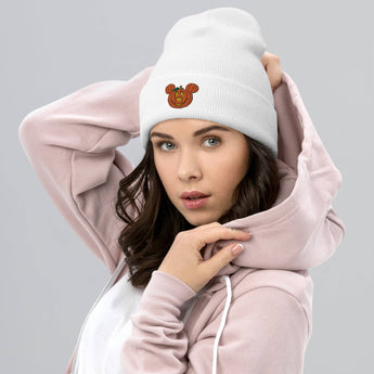 Mickey Pumpkin Poofy Beanie - Park Shirts Store