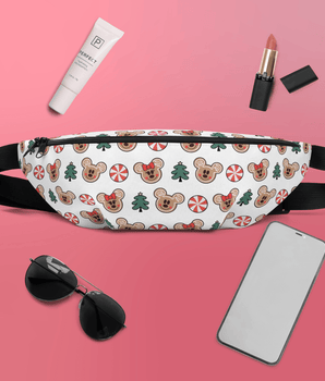 Gingerbread Mickey & Minnie Belt Bag - Park Shirts Store