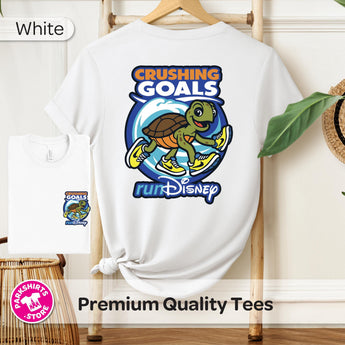 Crush Your Goals Shirt, Disney Running Tee, Finding Nemo Crush T-Shirt, RunDisney Inspired Shirt, Disney Race Weekend Tee - Park Shirts Store