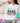 White t-shirt with 4 parks 1 day design