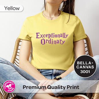 Exceptional Ordinary Shirt | Luna Lovegood Inspired Tee | Wizarding World Quote Shirt | Fantasy Book Lover Tee - Park Shirts Store