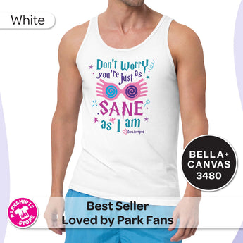 Luna Quote Tank Top | You’re Just As Sane As I Am | Spectrespecs Inspired Tank | Magical Fantasy Shirt | Book Lover Gift - Park Shirts Store