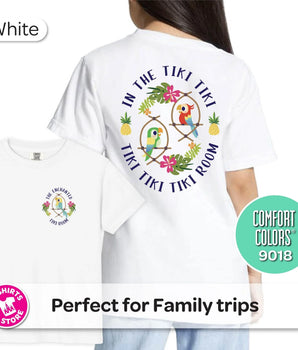 Enchanted Tiki Room Youth Shirt, Disney Adventureland Tee, Tropical Disney Kids Shirt, Front & Back Graphic, Disney Vacation Shirt -Disney Park Shirts- Park Shirts Store