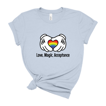 light-blue-Shirt-Mockups-front-Love-Magic-Acceptance-Disney-t-shirt