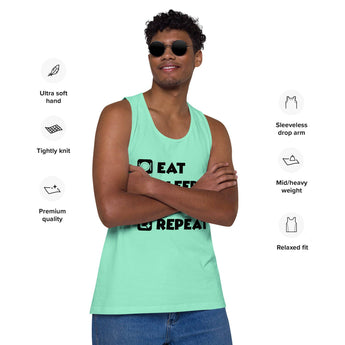 Eat, Sleep, Disney, Repeat tank top - Park Shirts Store