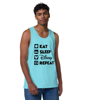Eat, Sleep, Disney, Repeat tank top - Park Shirts Store