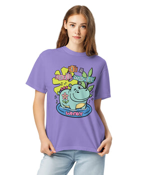 Winking Hippo Graphic T-Shirt - Comfort Colors 1717 -Disney Park Shirts- Park Shirts Store
