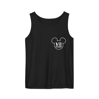 Disney Park Hop Till We Drop Tank Top, 4 Parks 1 Day Challenge Shirt, Comfort Colors Tank, Disney Family Vacation Tank - Park Shirts Store