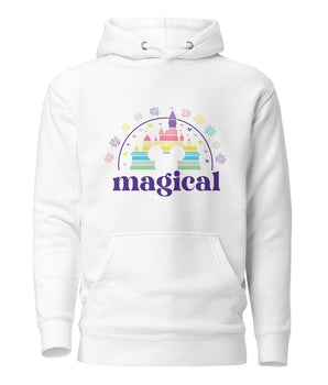 Magical Castle With Fireworks - Hoodie - Park Shirts Store