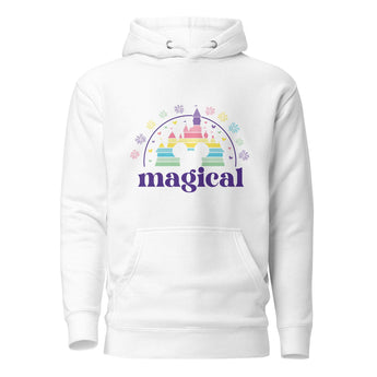 Magical Castle With Fireworks - Hoodie - Park Shirts Store