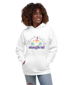 Magical Castle With Fireworks - Hoodie - Park Shirts Store